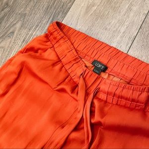 LOFT flowy satin pants